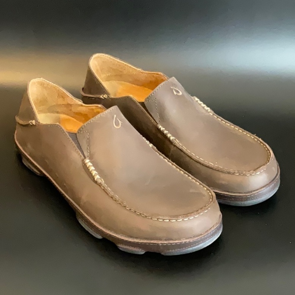 OluKai Moloa dark wood/dark java